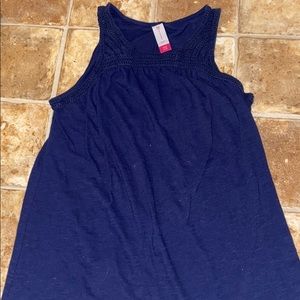 Navy tank top